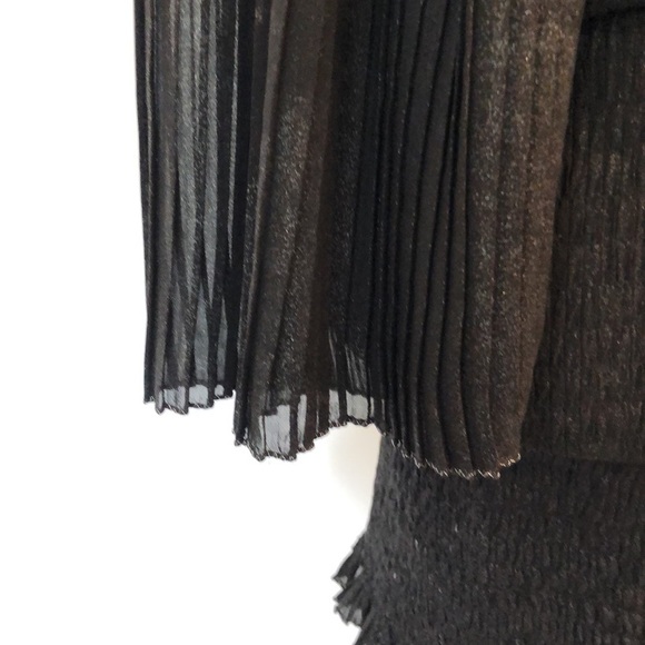 MSSP Max Studio Specialty black LBD bodycon with  butterfly sleeves SZ S - Picture 4 of 12